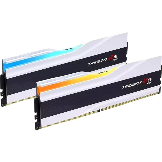 Оперативная память DDR5 32 Gb 6000 MHz G.Skill TRIDENT Z5 RGB White (F5-6000J3238F16GX2-TZ5RW) купить! 