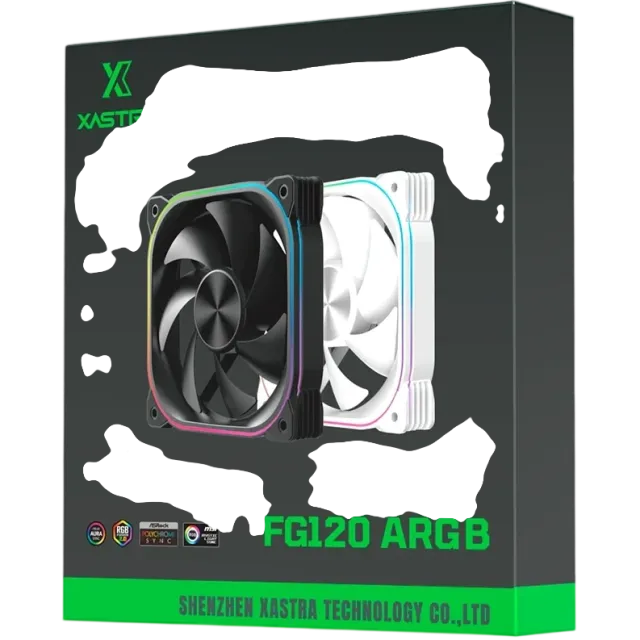 Вентилятор для корпуса XASTRA FG120W ARGB White (FG120-1WA-SXX) купить! 