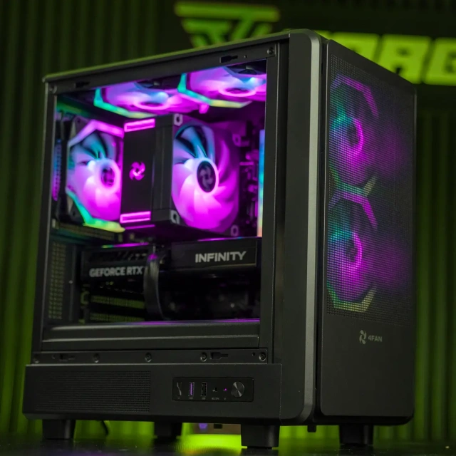 Игровой компьютер 995443 (Core i5-14400 2.5 ГГц/Intel B760/16 ГБ DDR4 3.2 ГГц/512 ГБSSD /RTX 5060 Ti 8 ГБ/Wi-Fi/650W/4FAN Goldrim Black wFans) - купить по выгодной цене!