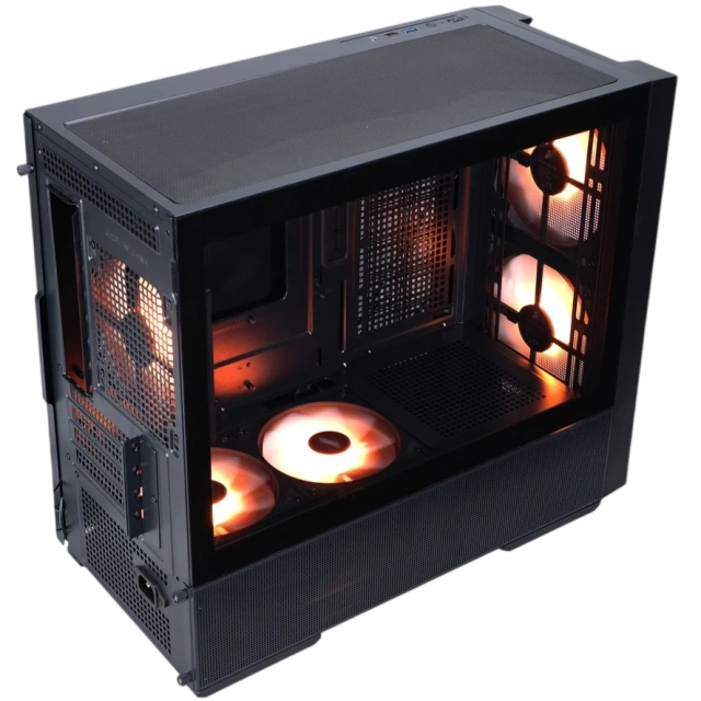 Компьютерный корпус 1STPLAYER AU6 ARGB Black (AU6-BK-2FA7-14-2FA7R-1FA7) купить! 