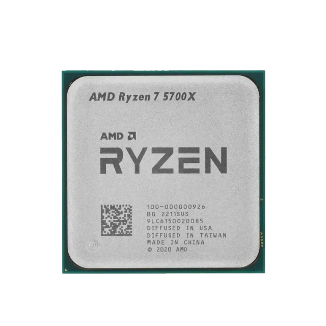 Процессор AMD Ryzen 7 5700X (3.4 ГГц - 4.6 ГГц / AM4 / кол-во ядер: 8  / TDP 65 Вт), OEM купить! 
