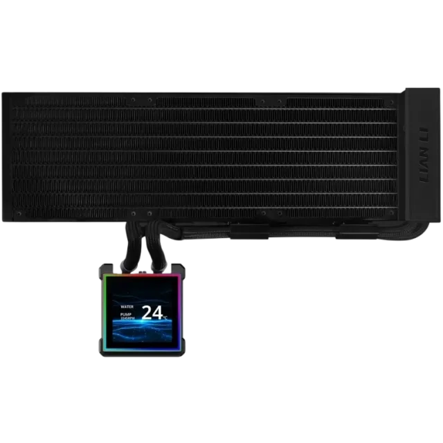 Система жидкостного охлаждения для процессора Lian Li HydroShift II LCD-S 360N (GHS2LCDS36NB) Black (G89.GHS2LCDS36NB.R0) купить! 