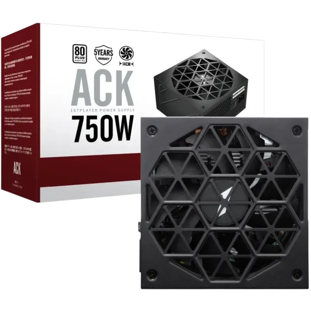 Блок питания 1STPLAYER 750W ACK Black (HA-750AC2) купить! 