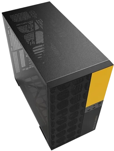 Компьютерный корпус Geometric Future Model 5 Vent Black Yellow (1AM5VTBY00100) (GF_M5-VENT-YB) купить! 