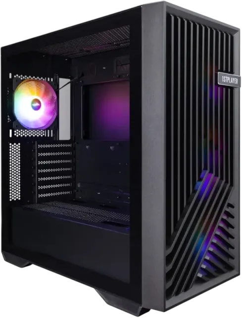 Компьютерный корпус 1STPLAYER FD8 FRGB Black (FD8-BK-4F1) купить! 