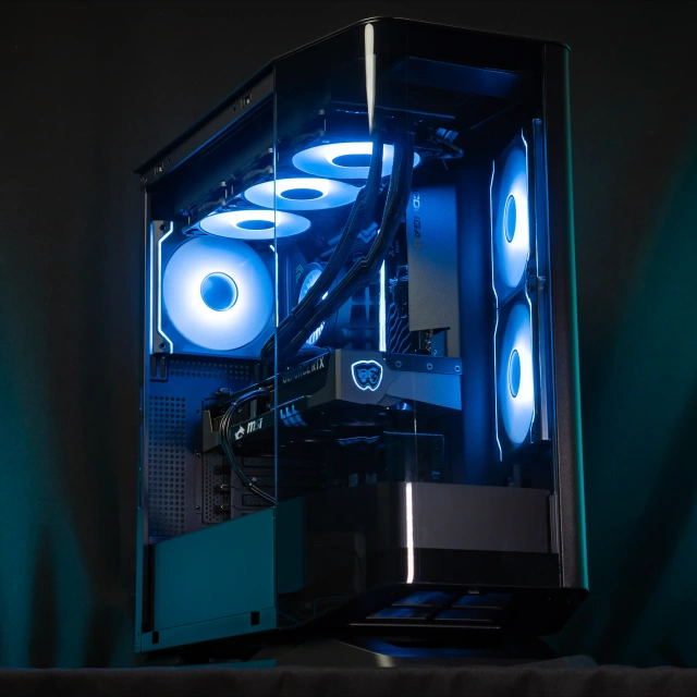 Игровой компьютер 989546 (Ryzen 7 8700F 4,1 ГГц/AMD B850/32 ГБ DDR5 6 ГГц/2048 ГБ SSD/RTX 5070 12 ГБ/Wi-Fi/750W/Cougar FV270 RGB Черный) - купить по выгодной цене!