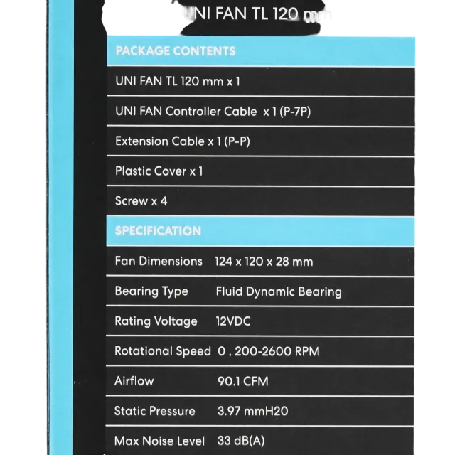 Вентилятор для корпуса Lian Li UNI FAN TL LED 120 ARGB White (G99.12TL1W.R0) купить! 