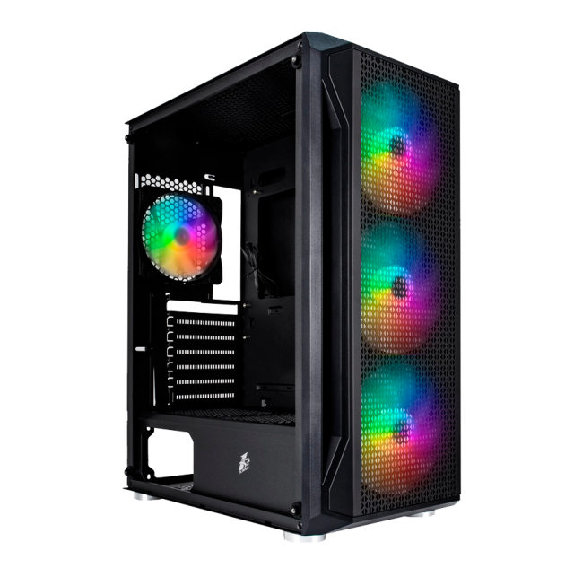 Компьютерный корпус 1STPLAYER FIREBASE X5 (X5-3G6P-1G6) черный купить! 