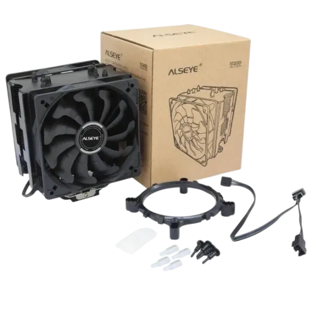 Кулер для процессора ALSEYE S120D-B Universal, TDP 135W PWM, RTL купить! 
