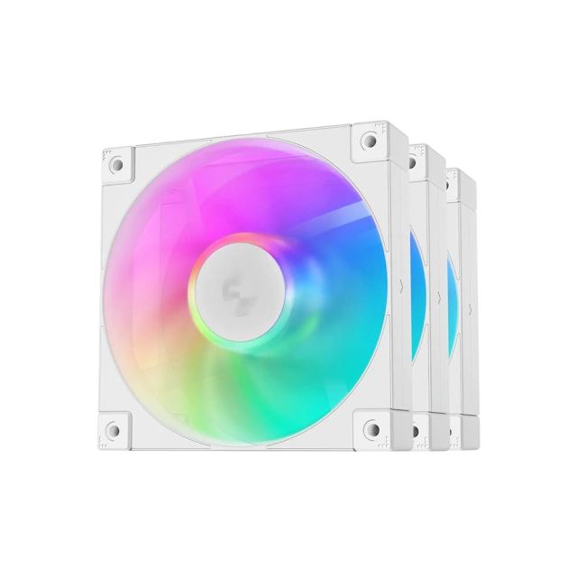 Комплект вентиляторов для корпуса Deepcool FD12 ARGB WH-3 IN 1 ARGB White BOX купить! 