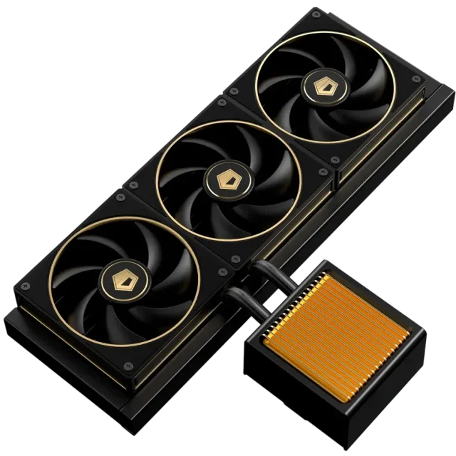 Система жидкостного охлаждения для процессора ID-COOLING DX360 GDL Black/Gold купить! 
