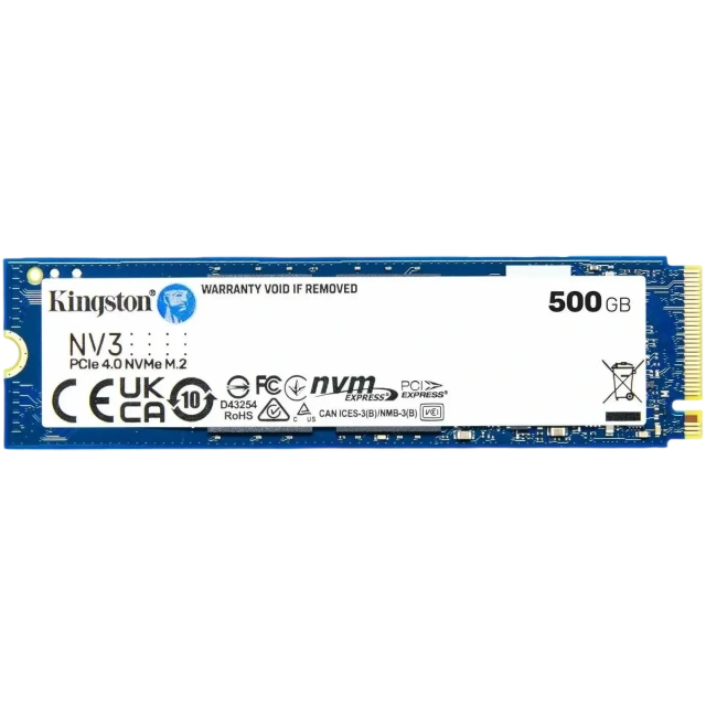 Твердотельный накопитель Kingston 500 Gb NV3 (SNV3S/500G) купить! 