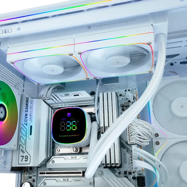 Система жидкостного охлаждения для процессора Thermalright Frozen Horizon 240 Digital ARGB White (TRFH240DAW) купить! 