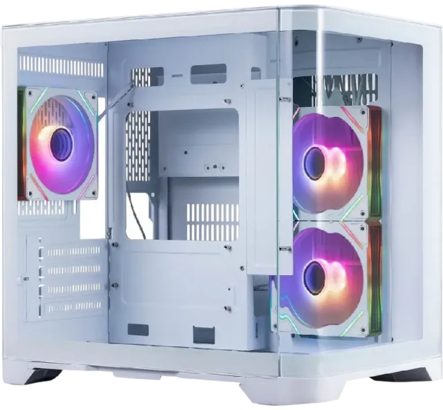 Компьютерный корпус 1STPLAYER UVIEW UV5 ARGB White (UV5-WH-2FC7R-W-1FC7-W) купить! 