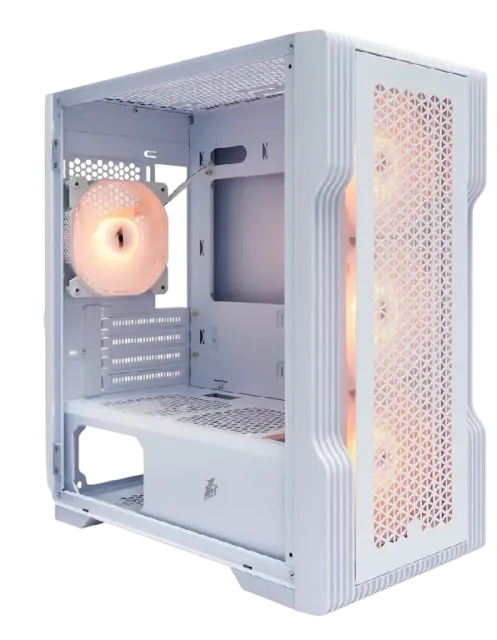 Компьютерный корпус 1STPLAYER TRILOBITE T3 ARGB White (T3-WH-4F7-W) купить! 