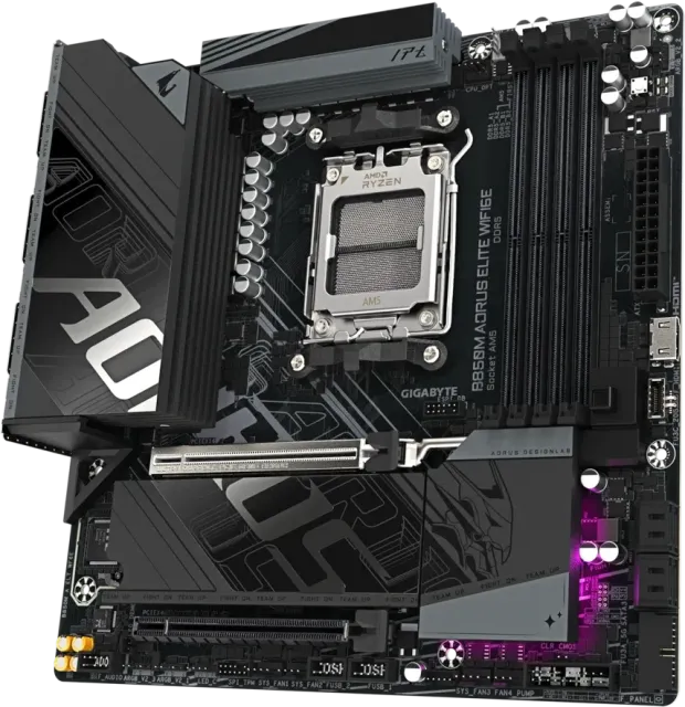 Материнская плата Gigabyte B850M AORUS ELITE WIFI6E купить! 