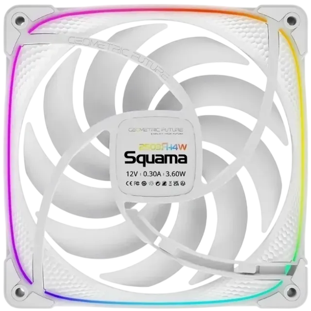 Вентилятор для корпуса Geometric Future Squama 2503RW-14 Reverse ARGB White (1F2503R114100) купить! 