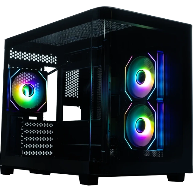 Компьютерный корпус XASTRA QR500M 3ARGB C10-UC ARGB Black (QR500M-3FM12A-C10-UC) купить! 