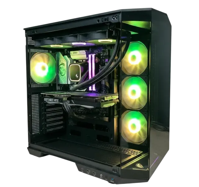 Игровой компьютер 990076 (Core i7-13700KF 3.4 ГГц/Intel Z790/32 ГБ DDR5 6 ГГц/2048 ГБ SSD/RTX 5090 32 ГБ/Wi-Fi/1200W/MSI MAG Pano 100R PZ Black) - купить по выгодной цене!