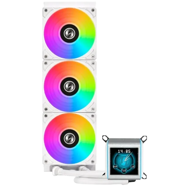 Система водяного охлаждения Lian Li GA II LCD SL-INF 360 ARGB White (GA2ALCD36INW) (G89.GA2ALCD36INW.R0) купить! 