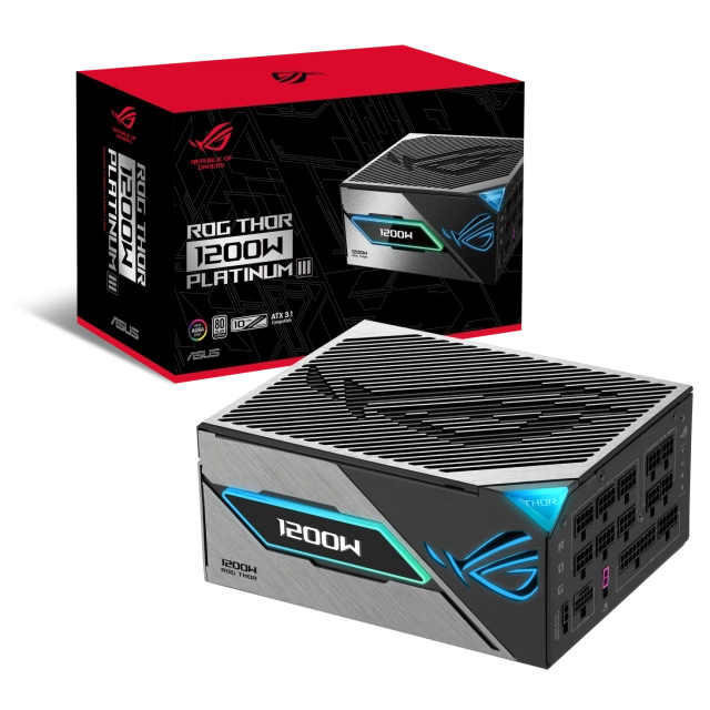Блок питания ASUS 1200W ROG-THOR-1200P3-GAMING (90YE00V2-B0NA00) 16 Pin (PCIe 5.0 Connector Cable Details) купить! 