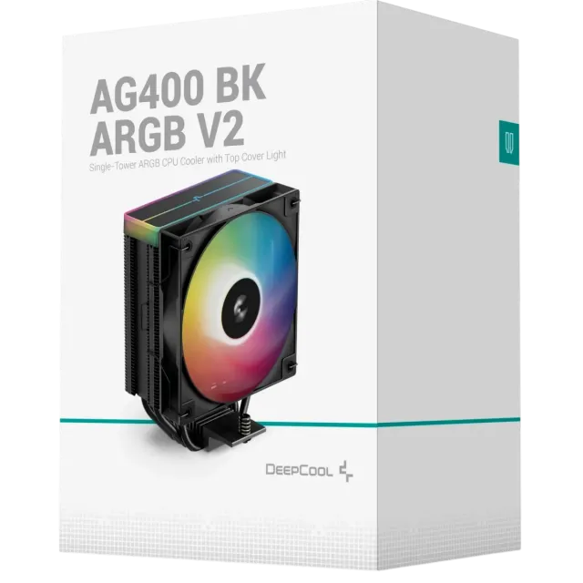 Кулер для процессора Deepcool AG400 BK ARGB V2 Black купить! 
