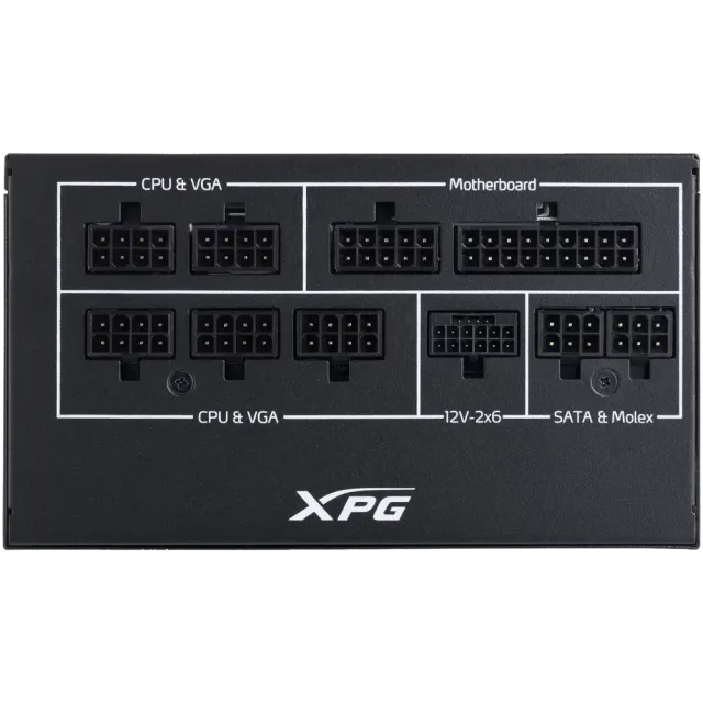 Блок питания ADATA XPG 850W (COREREACTORIIVE850G-BKCEU) 16 Pin (PCIe 5.0 Connector Cable Details) купить! 