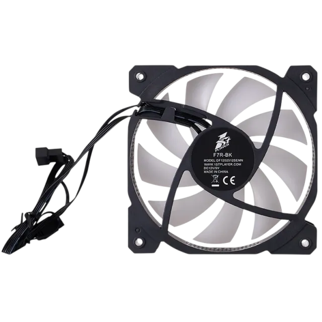Вентилятор для корпуса 1STPLAYER F7R Reverse ARGB Black (F7R-BK) купить! 