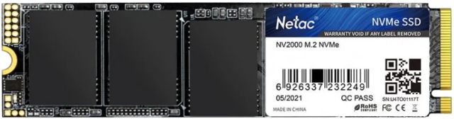 Твердотельный накопитель SSD 1 ТБ M.2 NVMe Netac (NT01NV2000-1T0-E4X) купить! 