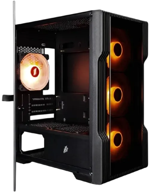 Компьютерный корпус 1STPLAYER TRILOBITE T3-G ARGB Black (T3-G-BK-4F7) купить! 