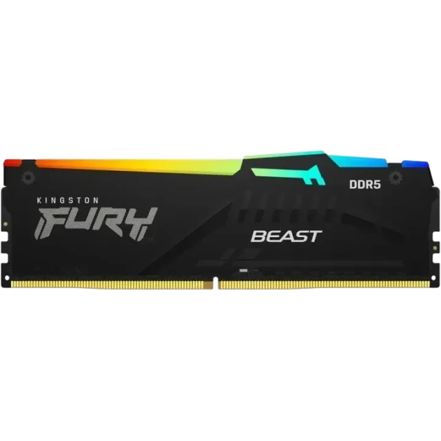 Оперативная память 16 Gb 5600 MHz Kingston FURY Beast RGB Black (KF556C36BBEA-16) купить! 