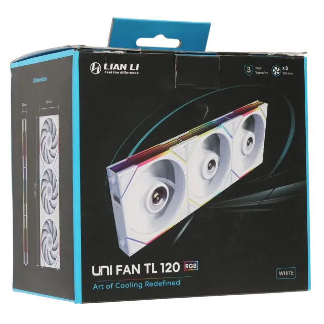 Комплект вентиляторов для корпуса Lian Li UNI FAN TL LCD 120 ARGB White (G99.12TLLCD3W.R0) купить! 