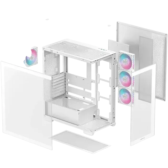 Компьютерный корпус Deepcool CG580 4F V2 WH ARGB White купить! 