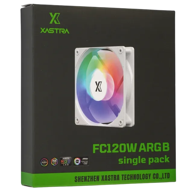 Вентилятор для корпуса XASTRA FC120W ARGB White (FC120-1WA-SXX-GL) купить! 
