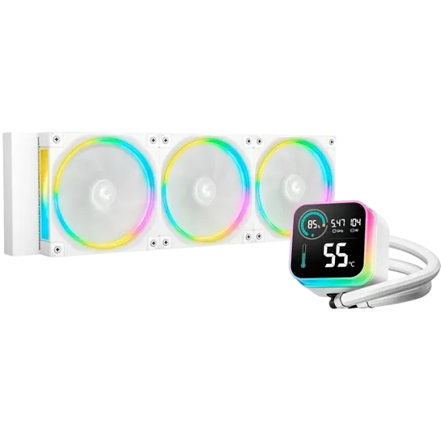 Система жидкостного охлаждения для процессора Deepcool LQ360 ULTRA WH ARGB White купить! 