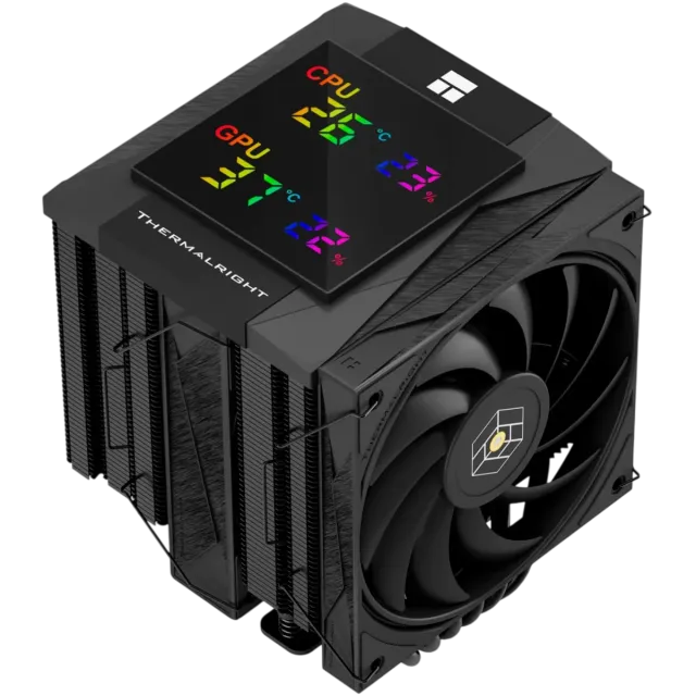 Кулер для процессора Thermalright Royal Knight 120 Digital Black (TRRK120DB) купить! 