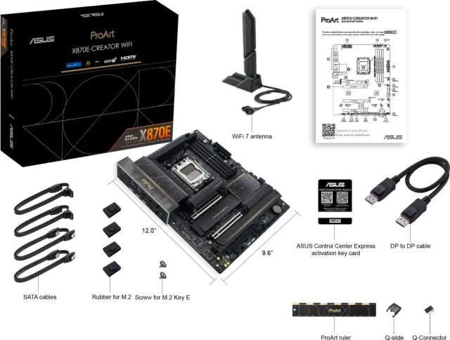Материнская плата ASUS PROART X870E-CREATOR WIFI (90MB1IG0-M0EAY0) купить! 
