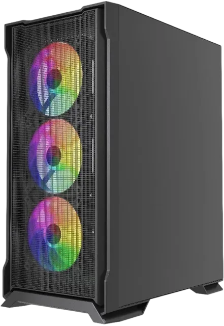 Компьютерный корпус Powercase Mistral AZ4B ARGB TG Black (CMAZB-A4) купить! 