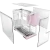 Компьютерный корпус Geometric Future Model 5 White/Pink (1AM5WKPK00100) купить! 