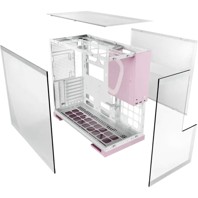 Компьютерный корпус Geometric Future Model 5 White/Pink (1AM5WKPK00100) купить! 