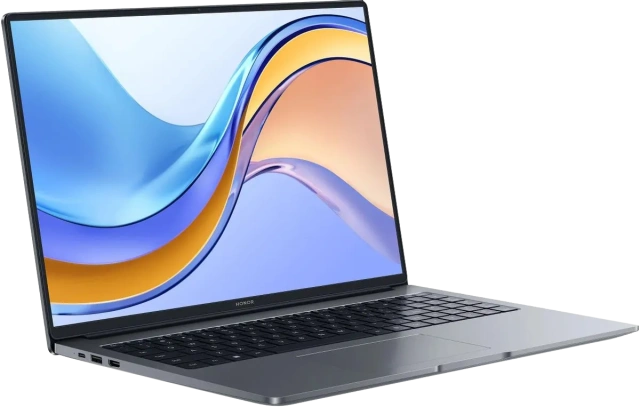 Ноутбук HONOR MagicBook X16 BRN-H56 (Ryzen 5 7640HS/16"/FHD+/16 Гб/512 Гб SSD/Radeon 760M/Win 11 H) Silver 5103AJWR - фото