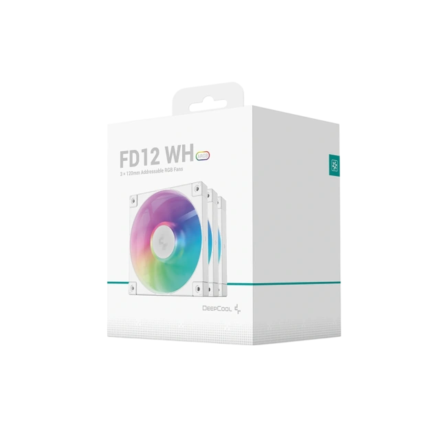 Комплект вентиляторов для корпуса Deepcool FD12 ARGB WH-3 IN 1 ARGB White BOX купить! 