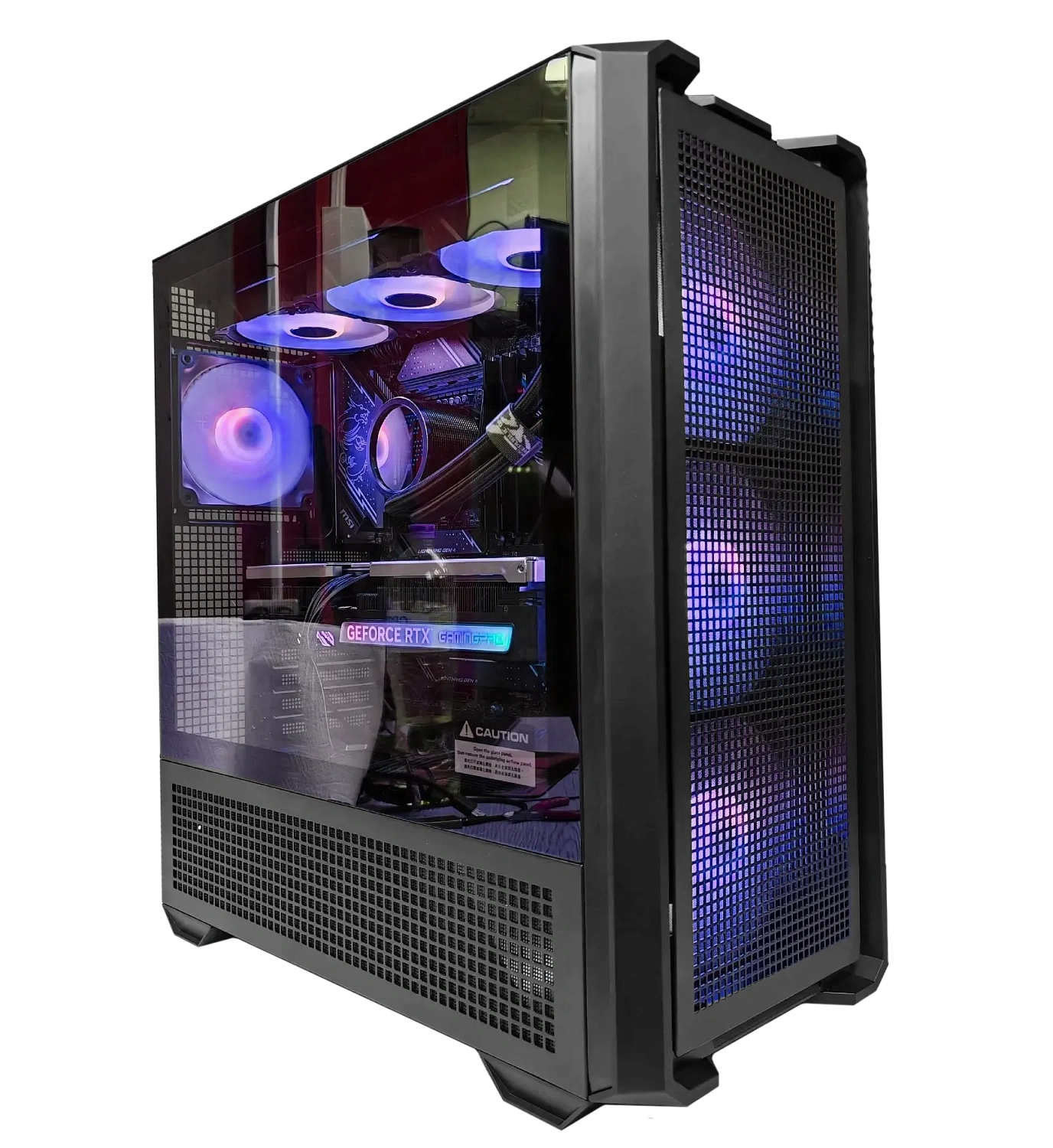 Игровой компьютер 989688 (Ryzen 7 7800X3D 4,2 ГГц/AMD B850/32 ГБ DDR5 6 ГГц/2048 ГБ SSD/RTX 5080 16 ГБ/Wi-Fi/1000W/MSI MAG FORGE 320R AirFlow TG ARGB)