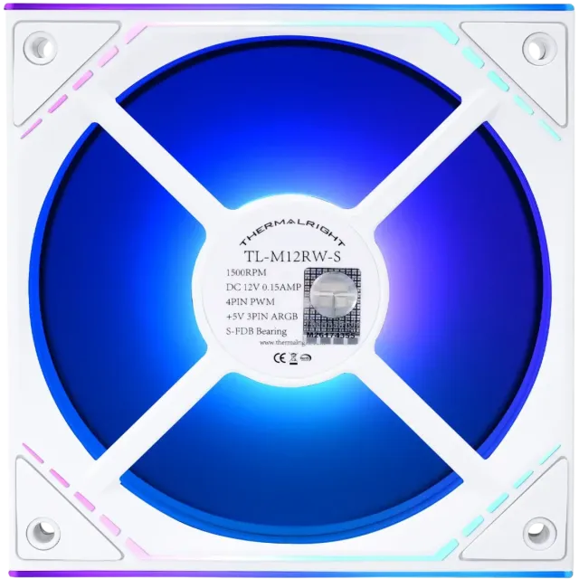 Вентилятор для корпуса Thermalright TL-M12RW-S Reverse ARGB White (TRTLM12RWS) купить! 