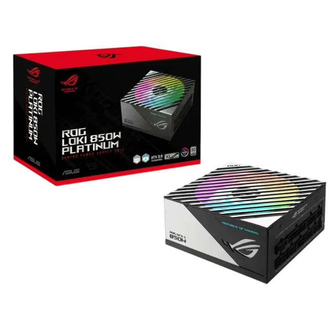 Блок питания ASUS 850W ROG-LOKI-850P-SFX-LGAMING RGB Black 90YE00N3-B0NA00 16 Pin (PCIe 5.0 Connector Cable Details) купить! 