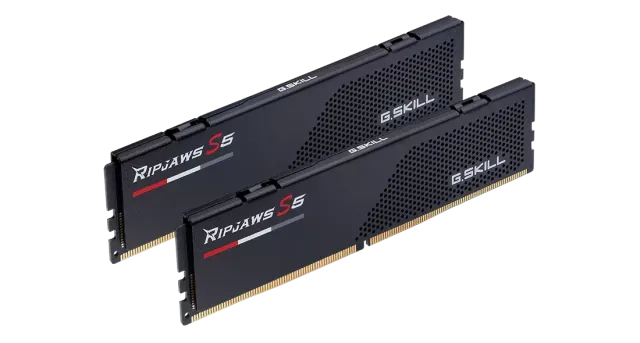 Оперативная память DDR5 32 ГБ 6000 МГц G.Skill Ripjaws S5 Black (F5-6000J3238F16GX2-RS5K) модулей 2 шт. купить! 
