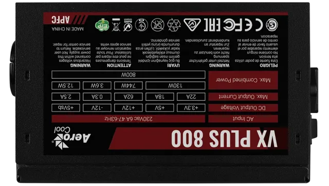 Блок питания 800W AeroCool VX-800 PLUS (VX-800 PLUS) купить! 