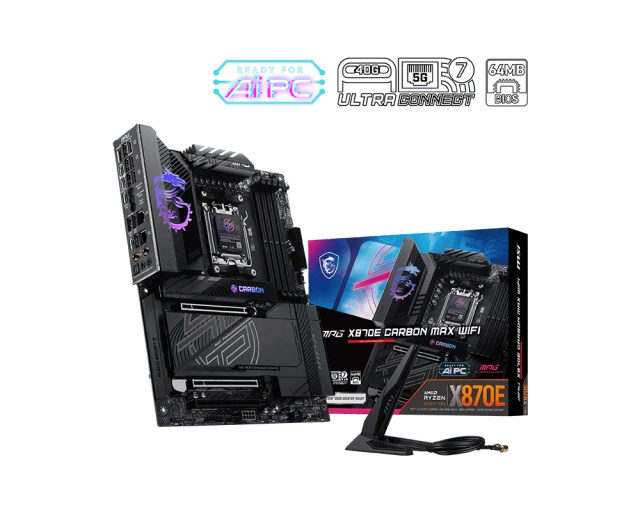 Материнская плата MSI MPG X870E CARBON MAX WIFI купить! 