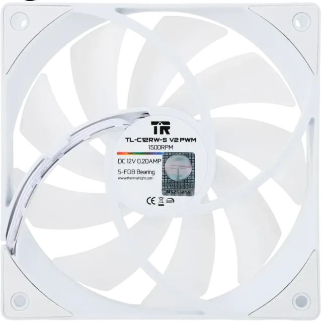 Вентилятор для корпуса Thermalright TL-C12RW-S V2 Reverse ARGB White (TRTLC12RWSV2) купить! 