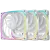Комплект вентиляторов для корпуса Geometric Future Squama 2503W-14 ARGB White (1F2503W314000) купить! 